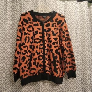 Torrid Animal Print Cardigan